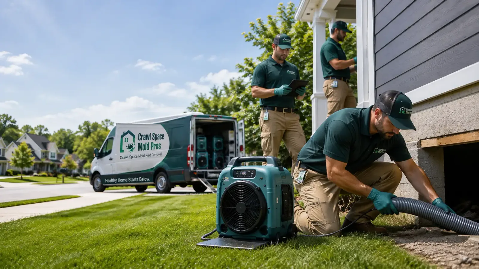 Crawl Space Mold Removal in Springfield, NE